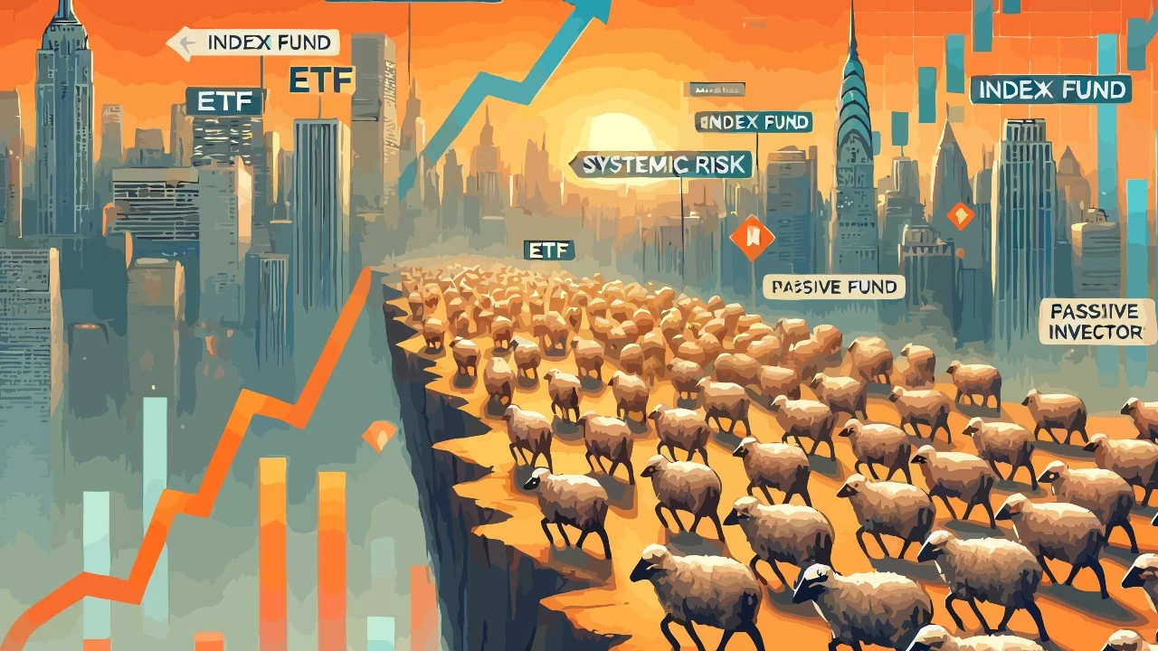 Passive Accumulation and Systemic Risk in Markets
